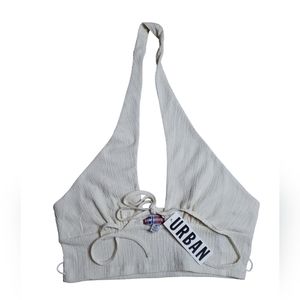 Urban Outfitters Croptop Halter NWT Size L Ivory. A classic halter top. Cropped.